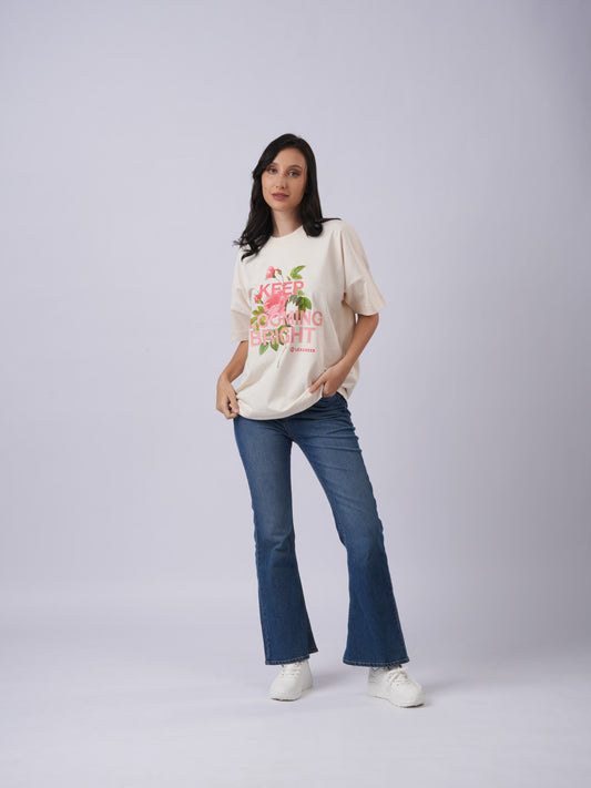 Raw organic cotton Bloom Graphic Tee