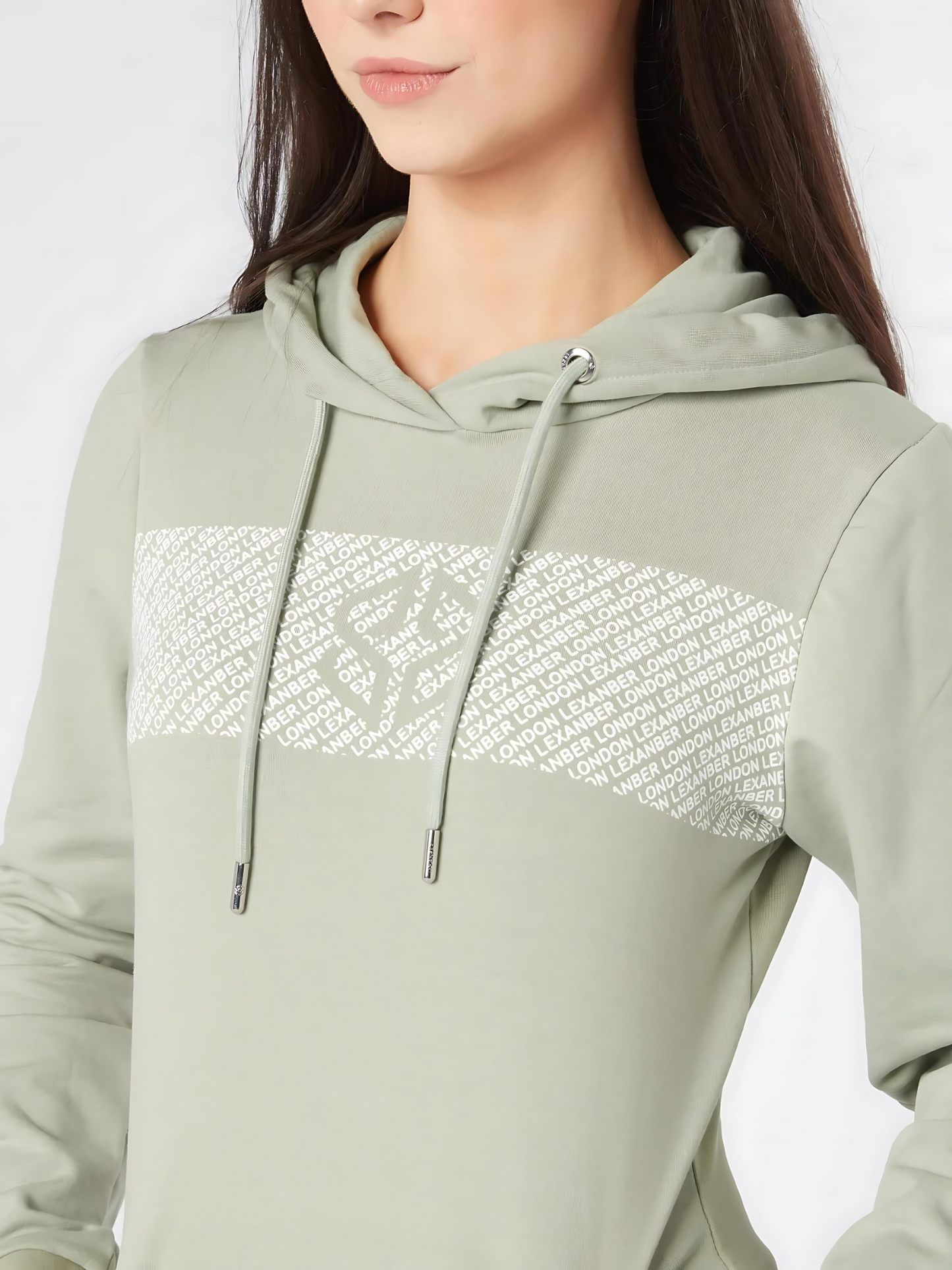 Women's Slimfit OverHead Hoodie (Sage Green)