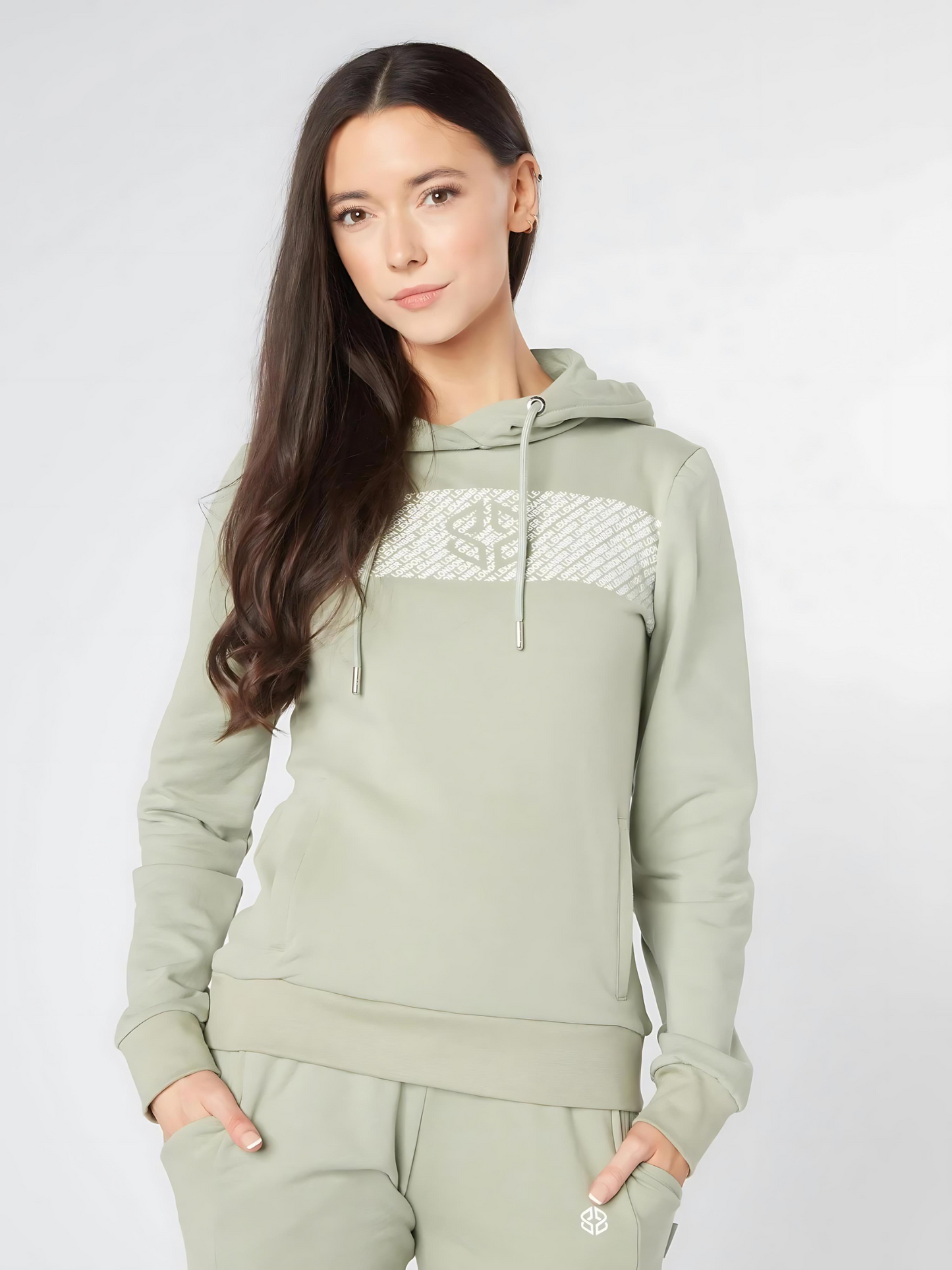 Women's Slimfit OverHead Hoodie (Sage Green)