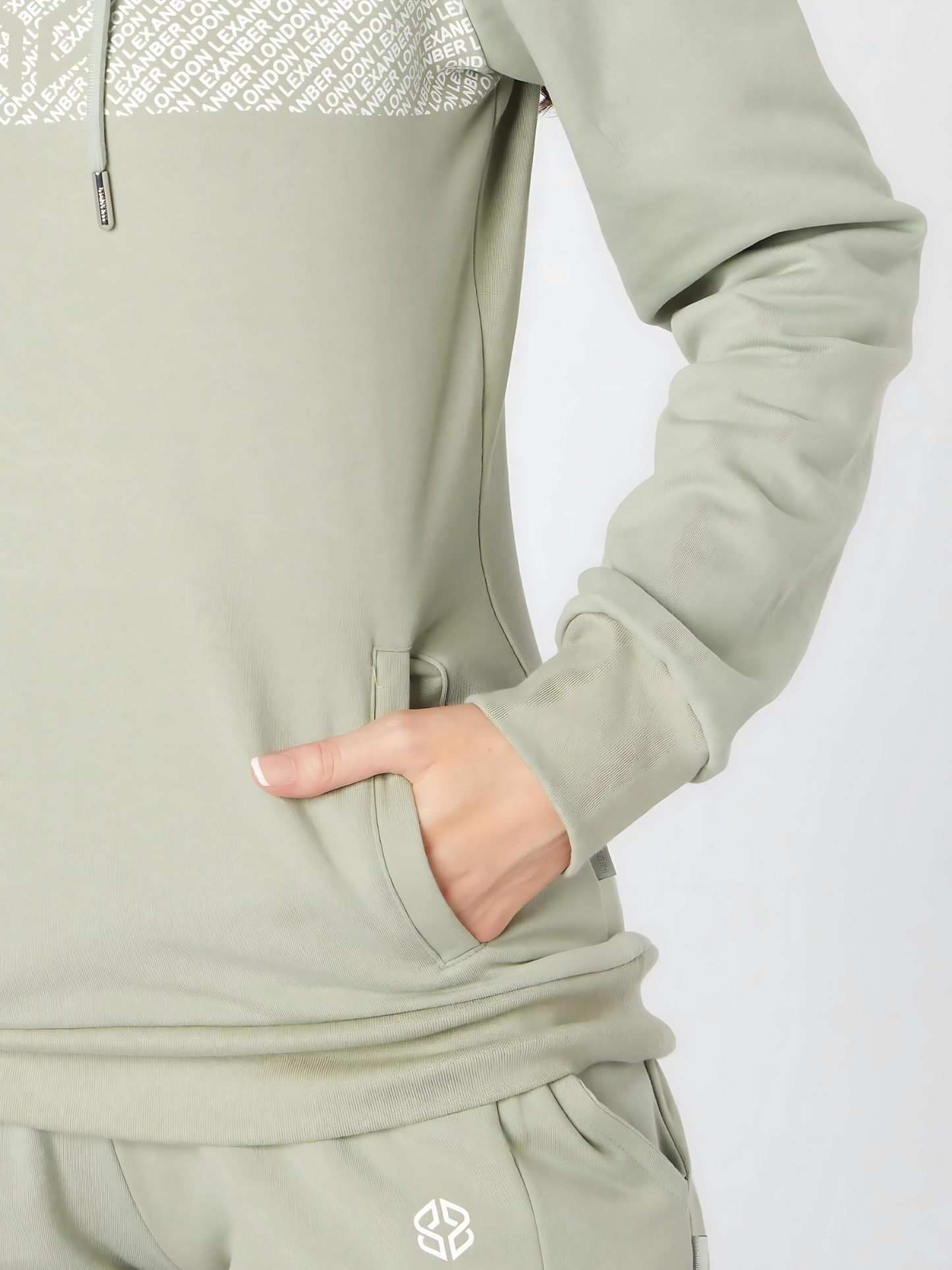 Women's Slimfit OverHead Hoodie (Sage Green)