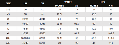 Mens jogger size chart - Lexanber UK