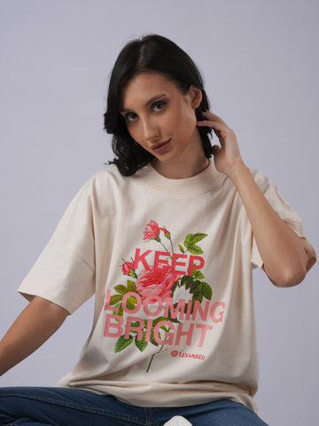 Raw organic cotton Bloom Graphic Tee